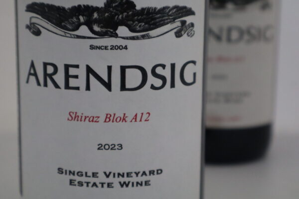 champagne en wijnen de blender Arendsig Shiraz
